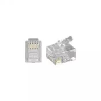 Goobay 58626 Juhtme ühenduspesa RJ-12 Läbipaistev (58626)