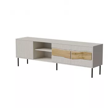 TV-kapp cama meble INSERTO 3D1W 190x40x62 cm kašmiirviimistlus LEDiga