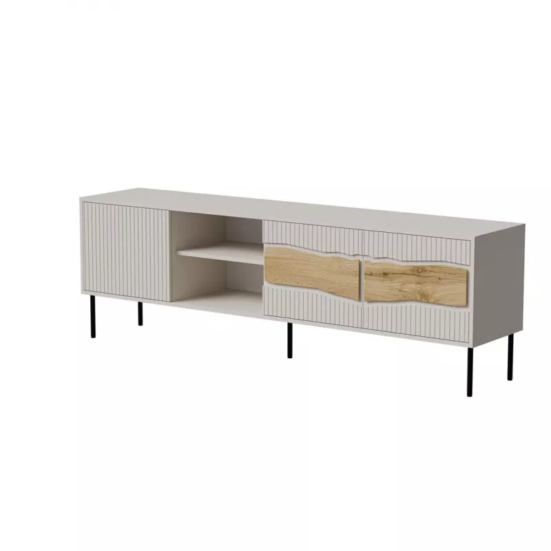 TV-kapp cama meble INSERTO 3D1W 190x40x62 cm kašmiirviimistlus LEDiga