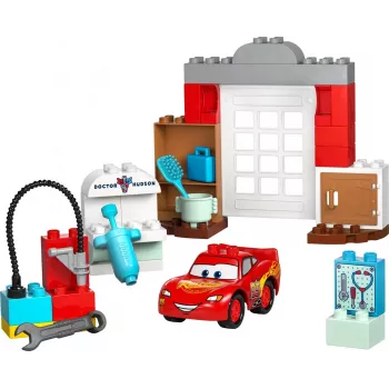 Ehitusmänguasi LEGO DUPLO 10456 Disney McQueeni külastus Doc Hudsoni töökotta — 35 tükki, alates 2. eluaastast, suured klotsid