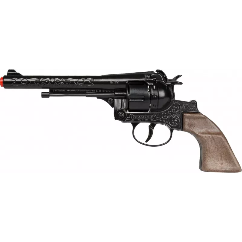 Pulio Metal Cowboy Revolver Gonher — metallist mängupüstol kapslitega mudel 155122/6
