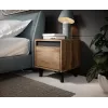 Öökapikeste komplekt cama meble NORD, 2 tk, 40×38×45 cm, tamm wotan/antratsiit, 1 sahtel, 16 mm raam