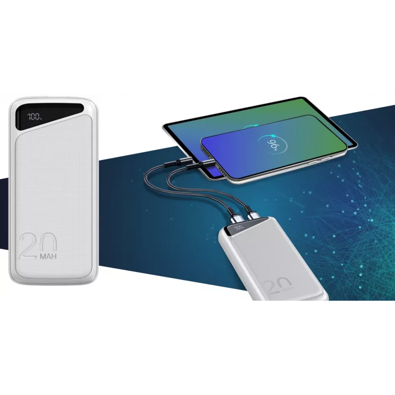 Kaasaskantav akupank Navitel PWR20 MX Valge 20000 mAh