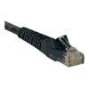 Eaton Tripp Lite Series Cat6 Gigabit Snagless Molded (UTP) Ethernet-kaabel (RJ45 M/M), PoE, must, 5 ft (1,52 m) - Paigakaabel - RJ-45 (M) kuni RJ-45 (M) - 1,52 m - UTP - CAT 6 - Mou