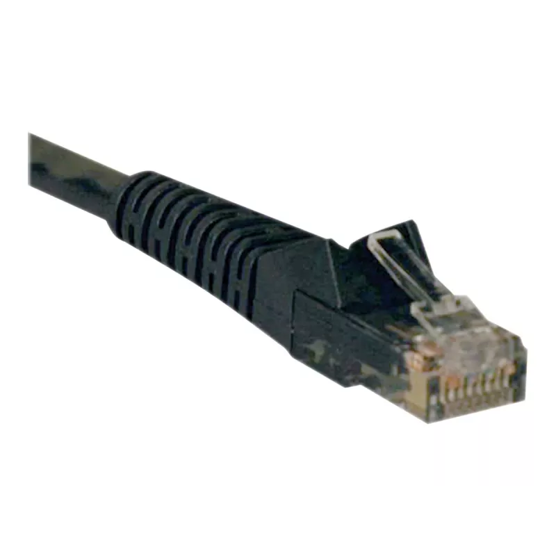 Eaton Tripp Lite Series Cat6 Gigabit Snagless Molded (UTP) Ethernet-kaabel (RJ45 M/M), PoE, must, 5 ft (1,52 m) - Paigakaabel - RJ-45 (M) kuni RJ-45 (M) - 1,52 m - UTP - CAT 6 - Mou