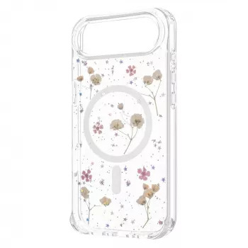 Tagakaas FIXED Apple iPhone Airile — TPU, MagBloom-ühilduv, Blush Plum