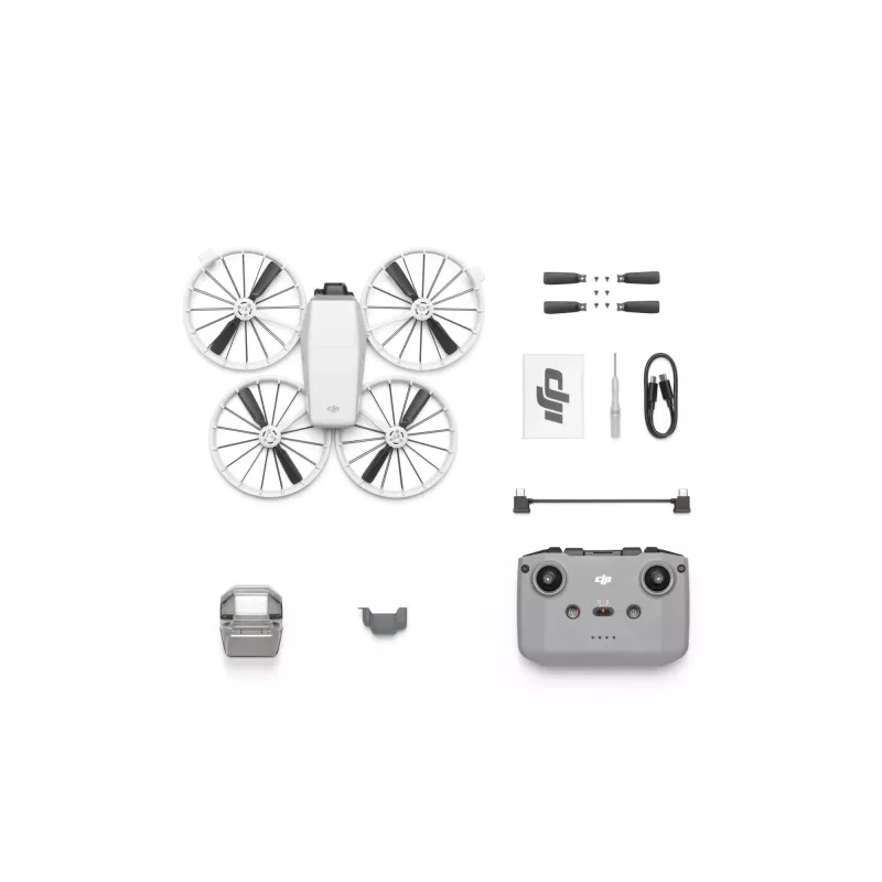 DJI Flip droon 4 rootoriga, 48 MP kaamera, 3840×2160 video, 3110 mAh aku, must/valge
