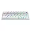 SAVIO PHENIX WHITE juhtmeta mehaaniline klaviatuur, Gateron Red Pro, ABS