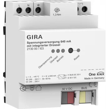 Gira KNX toiteplokk 640 mA paispoolmoodul mudel 213000