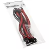 Kolink Core Standard põimitud kaablipikenduskomplekt - süsimust / võidusõidupunane, 24‑pin + 8‑pin + 6+2‑pin + SATA