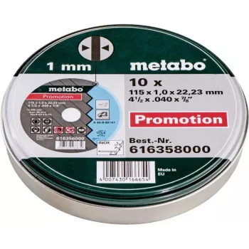 Ketassaetera Metabo 616358000 11,5 cm 10 tk