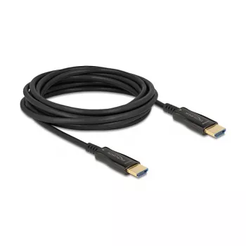 DeLOCK HDMI-kaabel 5 m Tüüp A Standard Isane Isane 48 Gbit/s Must
