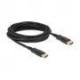 DeLOCK HDMI-kaabel 5 m Tüüp A Standard Isane Isane 48 Gbit/s Must