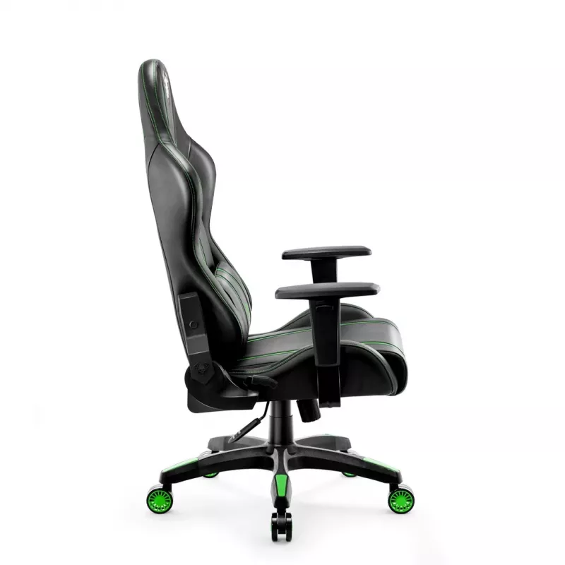 Diablo X-One 2.0 Normal Size Gaming chair Must, roheline