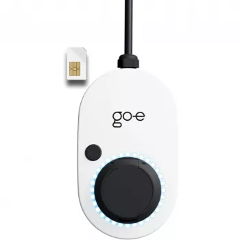 Laadija Gemini 2.0, 11 kW (16A 3-faasiline), seinakast valge/must, kaablita, 4G/LTE