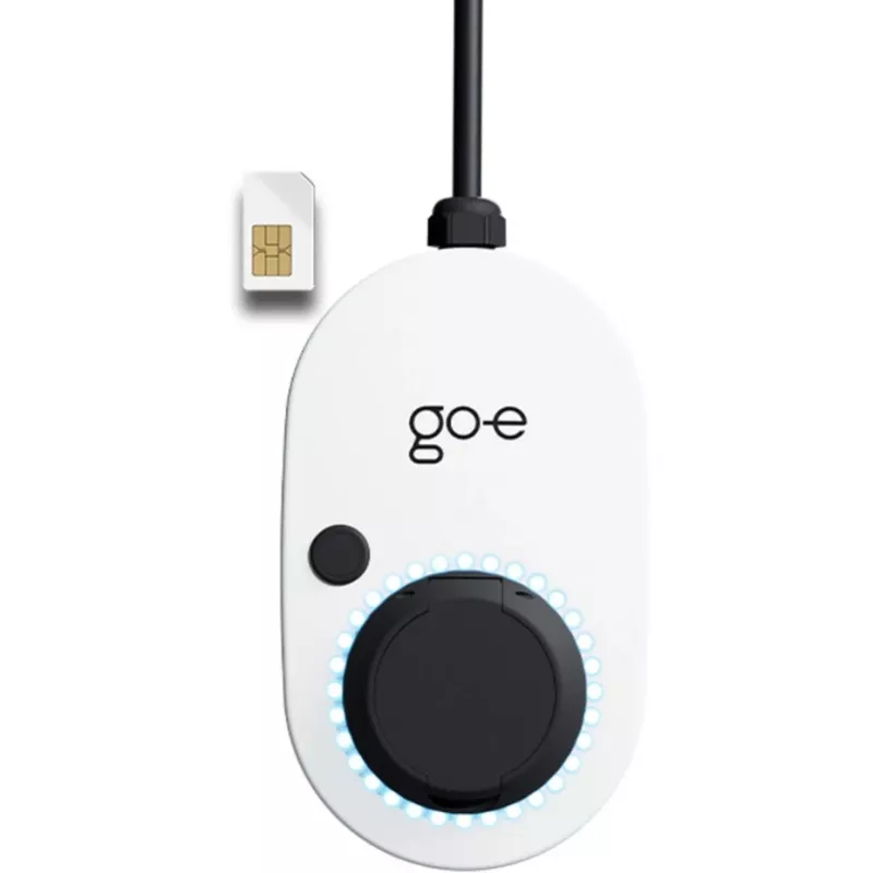 Laadija Gemini 2.0, 11 kW (16A 3-faasiline), seinakast valge/must, kaablita, 4G/LTE