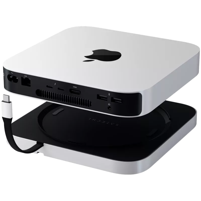 Sülearvuti dokk Satechi ST-GMMSHS juhtmega USB 3.2 Gen 2 USB-C valge