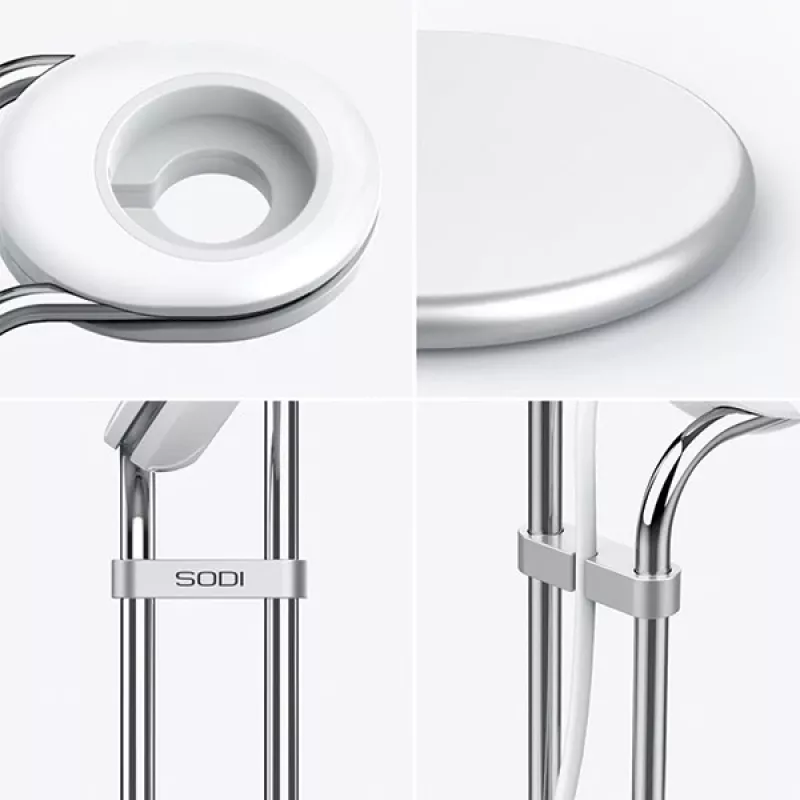 Aluminum alloy induction stand SAW-300 hõbedane Apple Watchile
