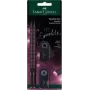 Graﬁitpliiats Faber-Castell 118296 B Must Roos 2 tk