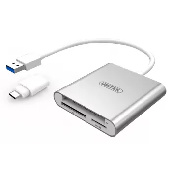 Unitek mälukaardilugeja USB3.0 + USB Type-C, 9313D (Y-9313D)