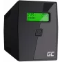 Green Cell UPS01LCD katkematu toiteallikas (UPS) Line-Interactive 0,6 kVA 360 W 2 AC-pistikupesa