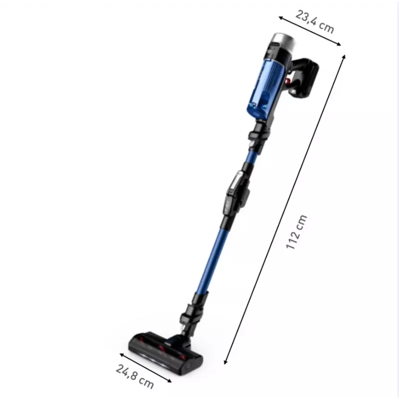Tolmuimeja Tefal TY20C4WO X-Force Flex 9.60 Aqua — juhtmeta kepp, mudel TY20C4WO