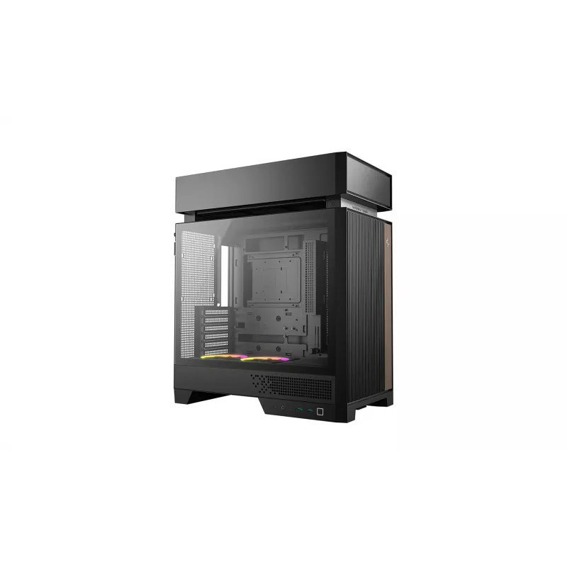 Arvutikorpus DeepCool CL660 Must — ATX/Micro-ATX/Mini-ITX, karastatud klaas, 2x3,5 tolli + 1x2,5 tolli, ees 140 mm, ülal/taga 120-140 mm