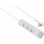 Pikendusjuhe helos ADVANCED 3 pesaga, USB-laadijaga, valge, 1,5 m kaabel