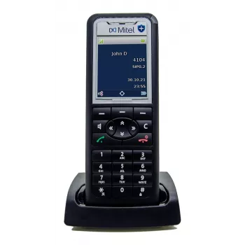Juhtmeta telefonitoru Mitel 612dt 7410107 — DECT juhtmeta telefonitoru, mis ühildub Miteli süsteemidega