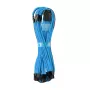 CableMod C-Series PRO ModMesh 12VHPWR kuni 3x PCI-e kaabel Corsairile - 60 cm, helesinine