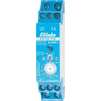 Eltako Impulsslüliti ES12Z-110, 1 normaalselt avatud kontakt + 1 normaalselt suletud kontakt 16 A ES12Z-110 8 - 230 V/UC 1 normaalselt avatud kontakt / 1 normaalselt suletud kontakt 16 A 250 V/