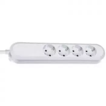 Toitepikendus Bachmann SMARTLINE 1,5 m 4 vahelduvvoolupesa Siseruumides Valge