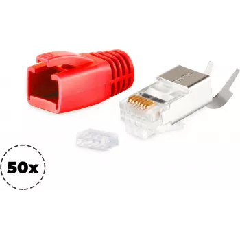 Traadipistik RJ-45 punane ShiverPeaks 72067-50R
