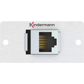 Kindermann Konnect 50 alu - Modulaarne näoplaadi sisestus - RJ-45 (7444000827)