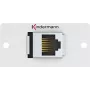 Kindermann Konnect 50 alu - Modulaarne näoplaadi sisestus - RJ-45 (7444000827)
