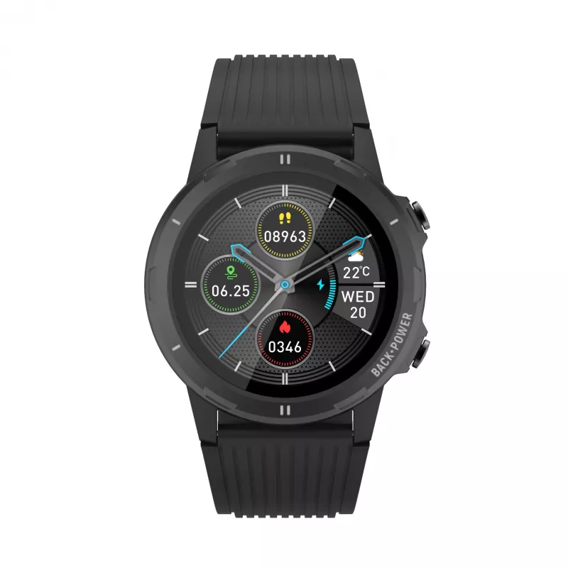 Nutikell Denver SW-351 must 3,3 cm IPS puuteekraan