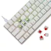 Juhtmega mehaaniline klaviatuur White Shark Shinobi-2 (GK-004211) — USA paigutus, punased lülitid, valge
