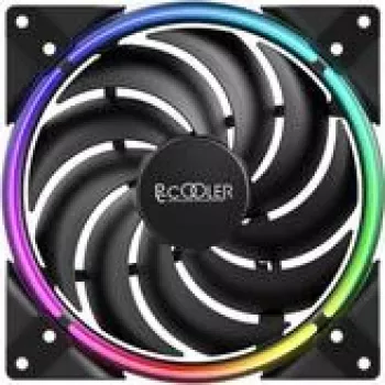 140 mm RGB korpuse ventilaator PCCOOLER CORONA-MAX-RGB 1000–2000 p/min