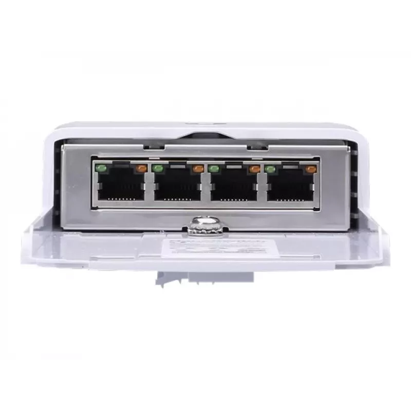 Switch UBIQUITI NanoSwitch Gigabit Ethernet PoE, 4x Gigabit RJ-45, 4x PoE pordid, 36W eelarve, 24V DC