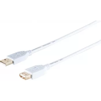 ShiverPeaks 77123-W USB-pikenduskaabel — Kiire USB 2.0 A-isane A-emasele, pikkus täpsustamata