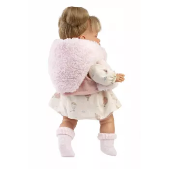 Nukk Llorens Joelle 38 cm — nuttev nukk realistlike omaduste ja pehme kehaga