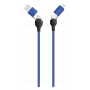 USB-kaabel 2GO 797368 1,2 m USB-A/USB-C USB-C/Lightning Must Sinine