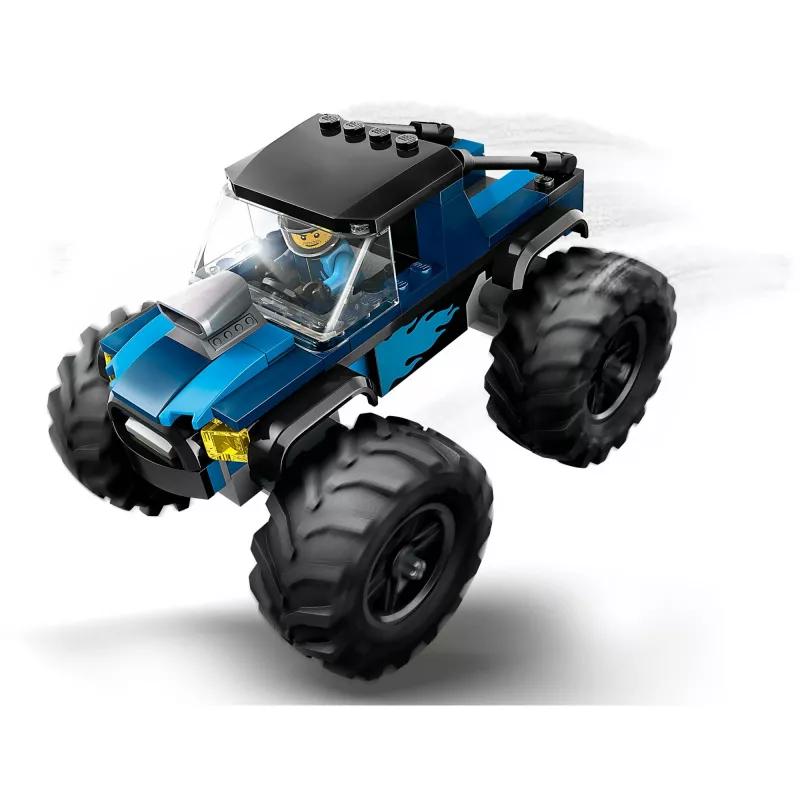 Ehitusmänguasi LEGO City 60402 Sinine Koletisveok suurte rehvidega, 148 osa, 1 minifiguur, vanusele 5+