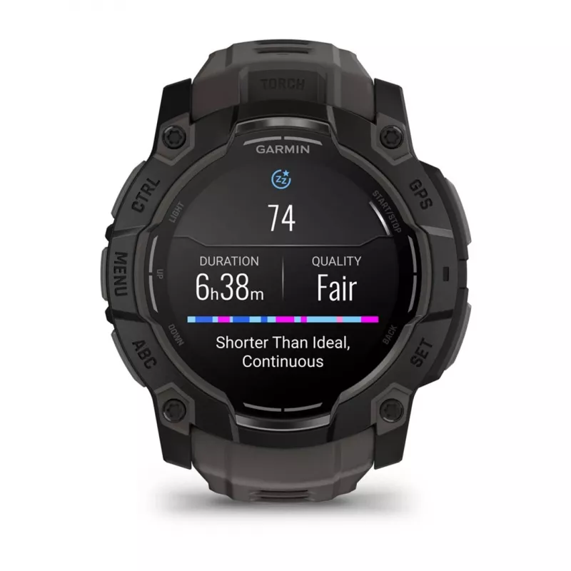 Garmin Instinct 3 AMOLED 3,3 cm (1,3) 50 mm digitaalne 416 x 416 pikslit puutetundlik ekraan must GPS (satelliit)