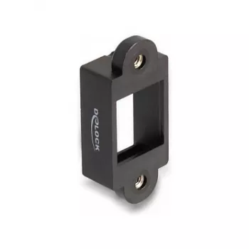 DeLOCK Keystone Holder Snap-in raam Must 18mm x 40mm x 10mm
