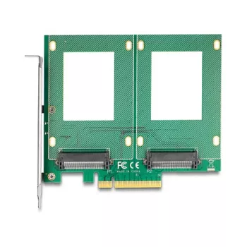 Sisemine U.2-adapter DeLOCK 90162 PCIe hostiliides LED-indikaatorid