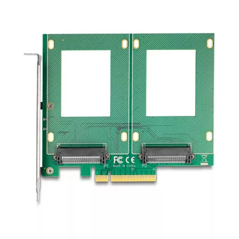 Sisemine U.2-adapter DeLOCK 90162 PCIe hostiliides LED-indikaatorid