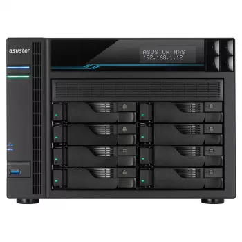 Asustor AS6508T NAS Tower Intel Atom® C3538 8 GB DDR4 0 TB ADM Must