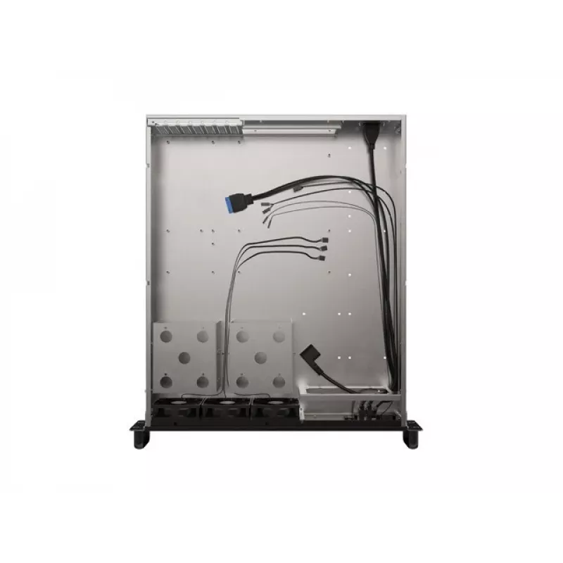 Rack Chassis Lanberg SC01-5202-12B 2U Must 3 ventilaatorit HDD+SSD