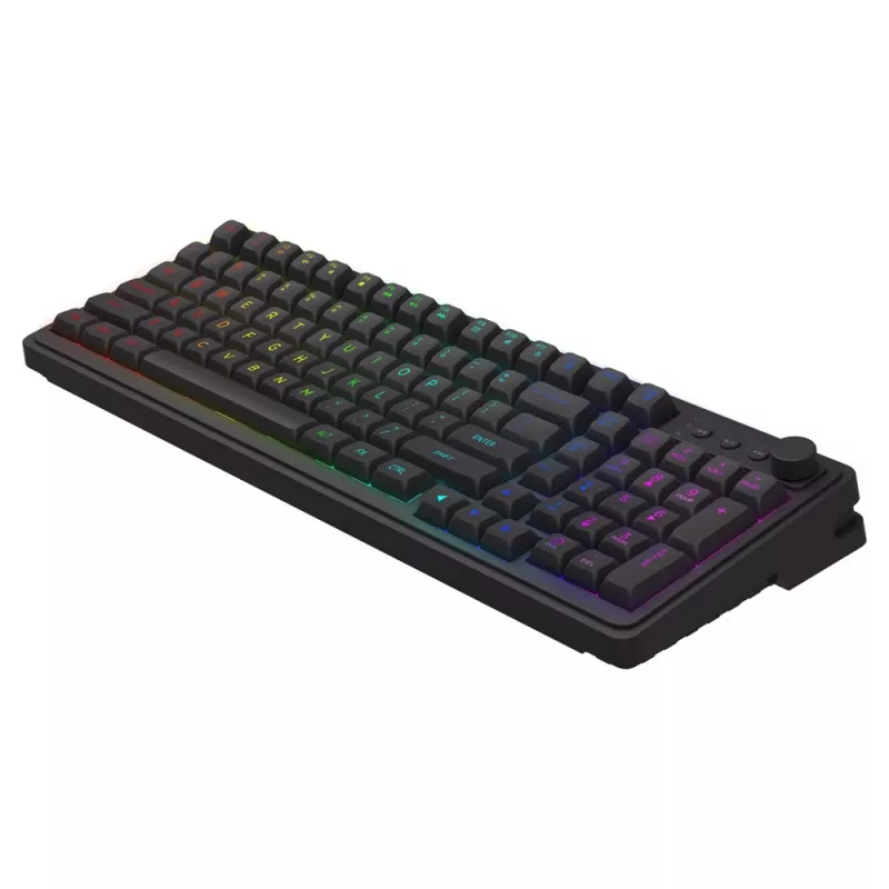 Savio Galaxis mänguklaviatuur USB QWERTY USA inglise keel must